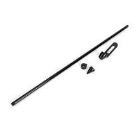 KIMISS Motorcycle Flag Pole, Universal Automatic Motorcycle Flag Pole, Rear Seat Luggage Rack Mounting Flag Pole Accessory (Black)
