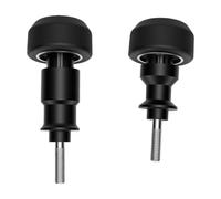 KIMISS Motorcycle Frame Slider Front Axle Slider Fork Protector Crash Protector No Cut Original Mounting Points Black for FZ-09 MT-09 MT- SP 2017-2020