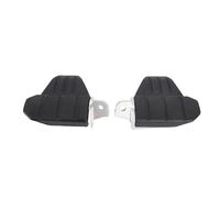 KIMISS Motorcycle Front Foot Pegs CNC Aluminum Rubber Front Foot Pedal Replacement Wide Extended Design 1 Pair for Goldwing 1800 2018-2024 for Touring Riders
