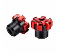 KIMISS Motorcycle Front Fork Frame Sliders, CNC Aluminum Alloy Wheel Crash Protector 2PCS 6 Hole Front Fork Cups, Universal Falling Protection for Motorbike Scooter Riders