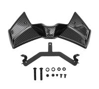 KIMISS Motorcycle Front Spoiler Kit for MT-09 SP, Aerodynamic Winglet Deflector, Lightweight Carbon Fiber Design, Enhanced Downforce & Stability, Front Fairing Wing (Carbon Fiber Style)