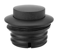KIMISS Motorcycle Fuel Tank Cover Screw On Fuel Tank Cap Up (Black) for CVO FXDFse 2009