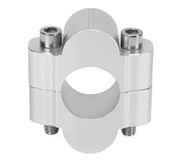 KIMISS Motorcycle Handle Bar Riser Clamp 52mm Heightening 28mm Diameter Barback Mount Fit for TENERE 700 XT700Z 2019-2022 for Improved Riding Comfort (Silver)