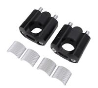 KIMISS Motorcycle Handlebar Riser CNC Aluminum Alloy Handlebar Risers Adapter 28mm 22mm with 55mm Lift Angle Adjustable for ATV Dirt Bike Motorcycle