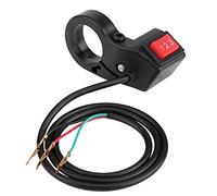 KIMISS Motorcycle Handlebar Switch For Motorcycle Switches Motorcycle Ignition Switch 3 Speed Switch Shift Plastic Electric with 22.8in Cable for Handlebar Motorcycle E Bike Scooter 22mm 7/8in