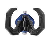 KIMISS Motorcycle Hanger Hook - Aluminium Alloy Multifunctional Scooter Luggage Bag & Helmet Holder Hook Accessories (Blue)