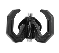 KIMISS Motorcycle Hanger Hook - Aluminium Alloy Multifunctional Scooter Luggage Bag & Helmet Holder Hook Accessories (Black)