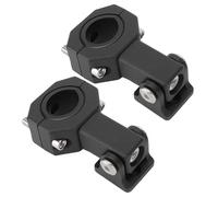 KIMISS Motorcycle Spotlight Bracket, 2PCS Aluminum Alloy Light Bar Mounting Bracket with 360 Degree Adjustment, Fit for 0.7in to 1.25in ATV UTV Roll Bar