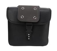 KIMISS Motorcycle Tail Bag Motorcycle Side Bags Motorcycle Side Saddle Bags Motorcycle Side Leather Bags Motorcycle Saddle Bags Leather Classic Retro Tool Bag Cruise Vehicle Bag Black