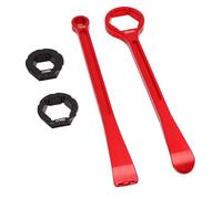 KIMISS Motorcycle Tire Tool Kit Tire Change Tool Set Lever Set 10mm 13mm 22mm 27mm 32mm Hex Wrench Lever with Aluminum Alloy Curved Scoop for Dirt Bike Off Road Motorcycle