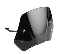 KIMISS Motorcycle Windshield Deflector for Leoncino 500 - Adjustable Airflow Windscreen for Enhanced Riding Comfort (Black)