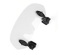 KIMISS Motorcycle Windshield Extension, Universal Motorcycle Adjustable Clip On Windscreen Wind Deflector Windshield Accessories//motorcycle screen extender