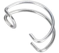 KIMISS Multi-Functional Pet Cage Door Fixing Hook - Rabbits Chicken Cage Door Fixing Iron Hook Metal Small Animal Piece Tool - Spring Latch for (5cm cage door hook)