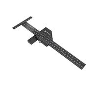 KIMISS Multifunction Woodworking Ruler - Aluminum Alloy T Shaped Measuring Tool for Accurate C Entry Marking and Measurements