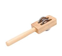 KIMISS Musical Jingle Stick for Kids - Mini Wooden Hand Bells for Coordination Improvement and Sensory Play