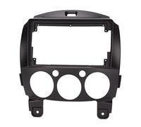 KIMISS Navigation Panel Cover丨 Double DIN Installation Dash Kit丨Navigation Panel Frame Trim ABS Dashboard Cover 2 Din Replacement for Mazda 2 2007-2013 Car modification retrofit performance