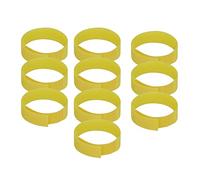 KIMISS No Crow Rooster Collar - 10 Pcs Anti Hook Noise Free Rooster Neckbands for Preventing Chickens From Screaming - Anti Noise Nylon Neck Belt for Roosters (Regular Style)