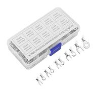 KIMISS Non Insulated Terminals Copper Wire Connector Kit Automotive Circuits - 320Pcs Electrical Kit O Type & U Type