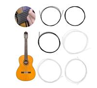 KIMISS Nylon Classical Guitar Strings for Classical Guitars Musical Instrument Accessory Part Great Accessory for All Lover Musical In (C103 Classical Guitar Black White Nylon)