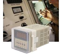 KIMISS O111ROM DH48S-2Z Digital Time Delay Relay with LCD Display, 8 Pins, Adjustable Timing From 0.01S to 9999H, 220VAC for Various Applications (24VAC/DC)