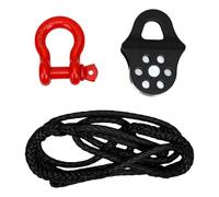 KIMISS Offroad Recovery Kit, 6 Ton Snatch Block, 5/8 Inch D Ring