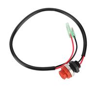 KIMISS Outboard Engine Start Switch Boat Start Switch Push Button Outboard Engine Boat Key Switches Marine Starting Switches Waterproof ABS Stop Keyless Push Button