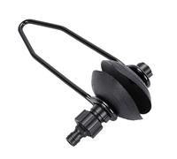 KIMISS Outboard Motor Muff Rubber Engine Motor Flusher with Steel Bracket Proof Water Flusher 1 Hose Connection for Inboard and Outboard Engines