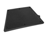KIMISS Outboard Transom Plate Grid Design Trapezoidal PVC Mounting Pad for Inflatable Boat Kayak Yacht Engine (Black)