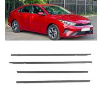 KIMISS Outer Door Window Moulding Trim Forte 2019-2024 Rubber