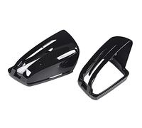 KIMISS Pair of Side Rearview Mirror Cap Covers for Fit for A B C E CLA GLA GLK Class - Glossy Black Wing Mirror Trim