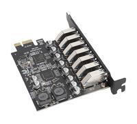 KIMISS PCIe USB 3.2 Expansion Card 5Gbps for 11 10 7-7 Ports Plug and Play High Speed Adapter
