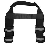 KIMISS Pet Knee Pads, 1 Pair Reflective Dog Front Leg Braces with Supporting Hip & Joint Care Sleeve Canine Compression Wraps Helps Ligament Injuries Sprains (L)