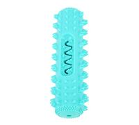 KIMISS Pet Vocal Serrated Molar Stick - Dog Tooth Cleaner & Chew Toy with Whistle Sound - Bite Resistant Molar Stick for Oral Health (Lake Blue)
