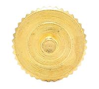 KIMISS Phono Counterweight for SL-1200/1210 Models - Durable Aluminum Alloy, Gold Plated Design for Record Players (+2g gold)