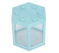 KIMISS Pink Fish Tank - Desktop Aquarium Decoration for Fish, Lightweight Plastic Bowl for Home Use (Blue)