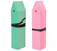 KIMISS Plant Labels 100Pcs PVC Plant Flower Pot Markers Nursery Garden Seed Sign Labels - & Resistant (Pink, Green)