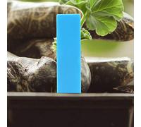 KIMISS Plastic Plant Labels - 100 Pcs Garden for Flowers, Seedlings, Durable PVC Markers for Use (Blue)