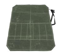 KIMISS Portable Chef Tool Roll Bag - Kitchen Utensil Holder for Travel and Camping - Water Resistant and Durable Design (OD Green)