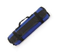 KIMISS Portable Chef Tool Roll Bag with Knife Slots and Organized Storage - Ox Cloth Culinary Tool Case with Handle for Culinary Traveling (Blue)
