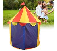 KIMISS Portable Foldable Tent - Indoor Outdoor Castle Play House for , Lightweight & Easy to Set Up, Imagination & Creativity Booster (Circus Yurt)