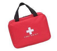 KIMISS Portable Ox Cloth Emergency Medical Bag with Inner Pockets and Zipper Closure, Empty Emergency Survival Storage Bag with Carrying Handle for Outdoor Use