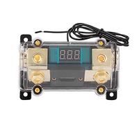 KIMISS Power Distribution Box Block Car Power Holder Holder Box Transparent Block Audio Power Holder Stereo Distribution Block Box Digital Display (150A)