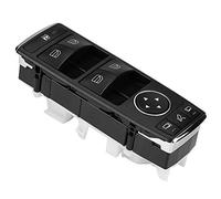 KIMISS Power Window Switch 2128208310 Front Left Master Window Switch ABS Electric Power Window Control Switch for C CLASS W204 E CLASS W212 E CLASS W207(Black)