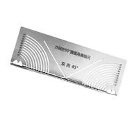 KIMISS Precision Pipe Saddle Template Angle Arc Marking Tool Accurate 90 Degree Steel Pipe Bend Welding Cutting Guide Stainless Steel