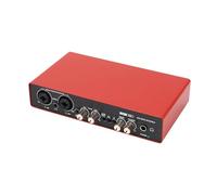 KIMISS Professional Audio Mixer Usb Live Sound Card Red Mini Usb Digital Mixing Computer Guitar Mobile Phone Recording Live Singing Sound Card DJ Equipment/Mixers
