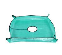 KIMISS Pruning Landscape Tarp with 7.8in Hole, Lightweight (39.37x39.37in)