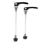 KIMISS Quick Release Bike Wheel Back Wheel Quick Release 27.5 Wheel Aluminium Alloy 1 Pair Mountain Bike Skewers Roadycle Quick Release Front Rear Axle Skewer Set (Black) (Black)