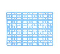 KIMISS Rabbit and Chinchilla Foot Pads - Soft & Comfortable Bedding for Small Pets, for Bunnies, Chinchillas, and Other Small Animals (Blue)