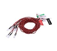 KIMISS RC Navigation Lights - 8 LED Lighting System Kit for RC Airplane & Helicopter