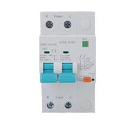 KIMISS RCCB Circuit Breaker for Electrical Safety - AFDD Arc Fault Protection Device 2P 30mA for Short Circuit and Overload Protection (63A)